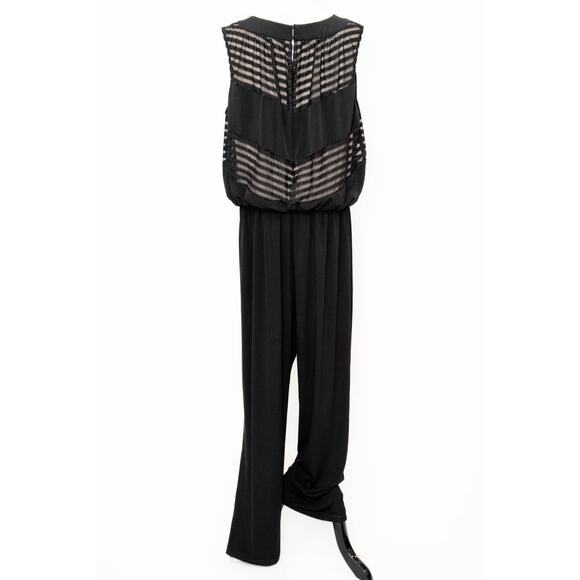 London Times Women's Formal Black Jumpsuit Plus Size 2X - Picture 3 of 12